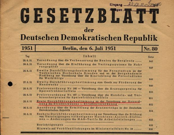 Gesetzblatt
