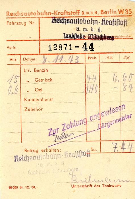 Tankquittung